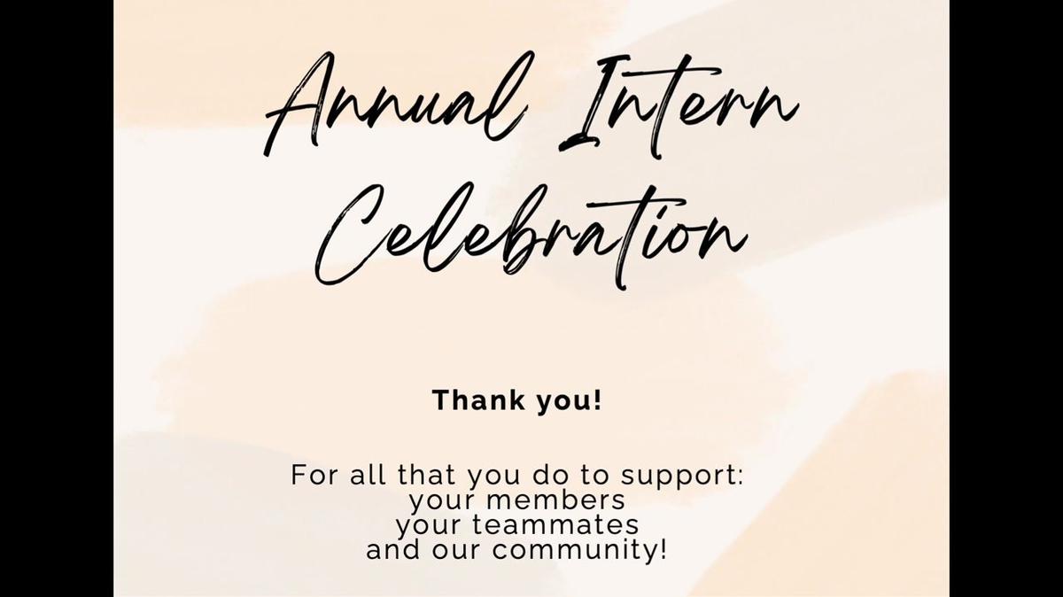 Internship Celebration Event 2023