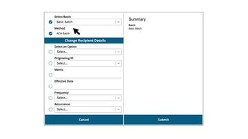 Creating a New Batch Payment