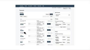 Editing or Deleting a Payee