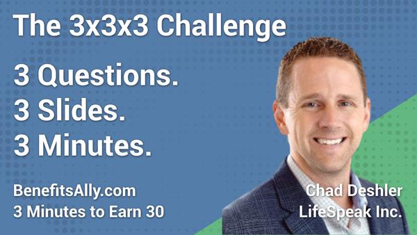 LifeSpeak Inc. - 3x3x3 Challenge with Chad Deshler