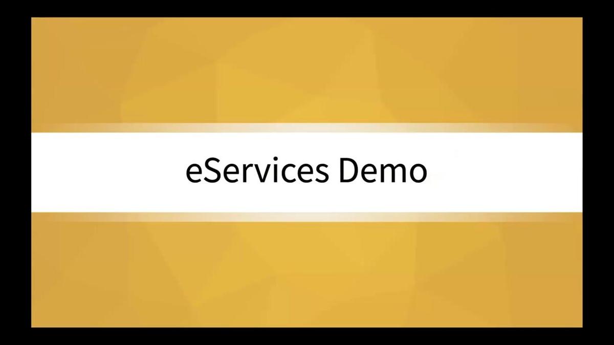 eServices Demo