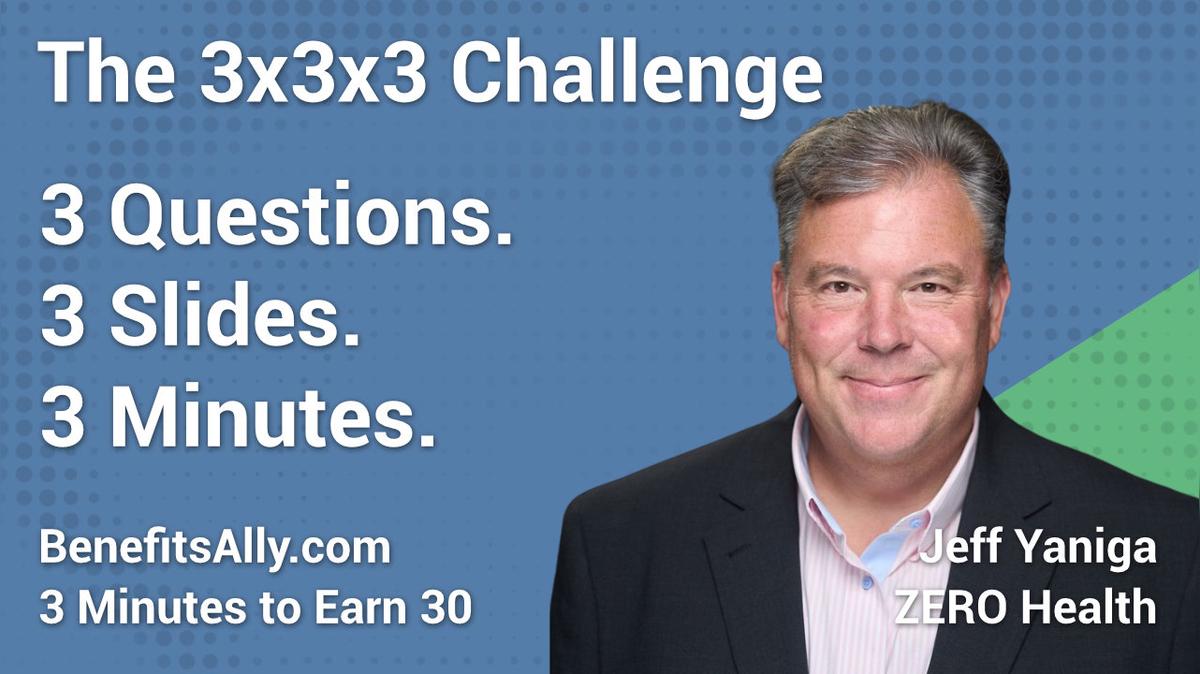 ZERO Health - 3x3x3 Challenge with Jeff Yaniga