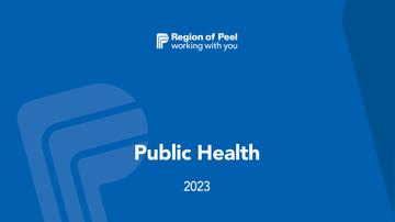 Peel Public Health 2023
