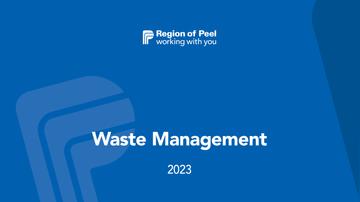 Peel Waste Management 2023