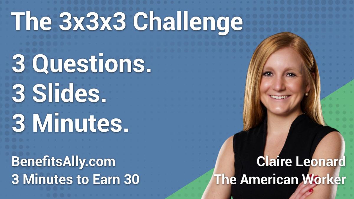 The American Worker - 3x3x3 Challenge with Claire Leonard