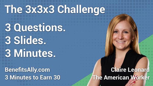 The American Worker - 3x3x3 Challenge with Claire Leonard