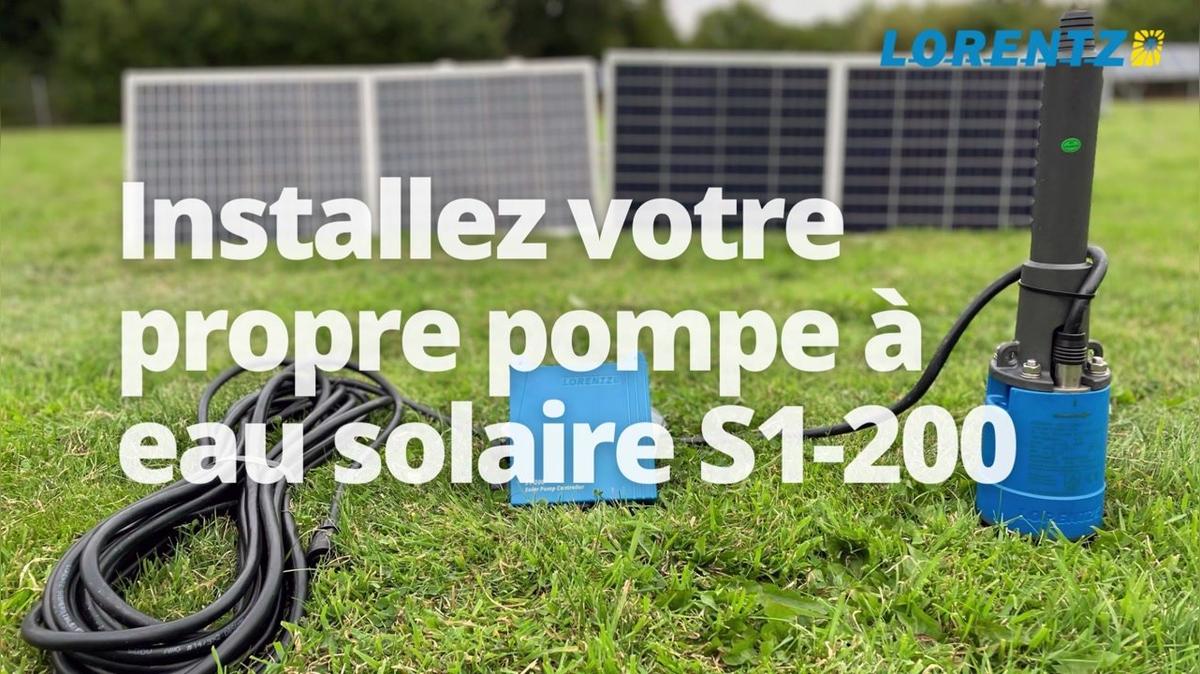 Solar water pumping - FR