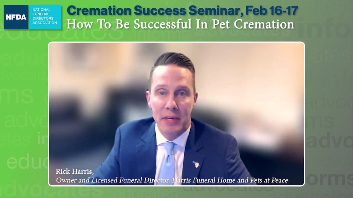 Cremation Success Seminar 2023 Promo - Rick Harris