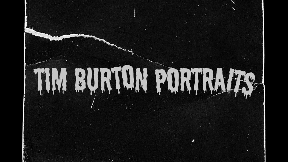 Tim Burton Portrait Process