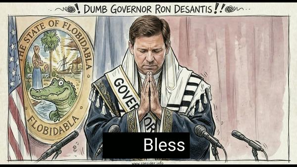 Governor Ron DeSantis Dumb &amp; Senseless