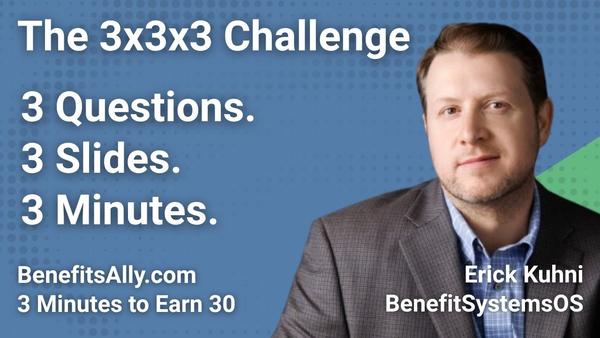 BenefitSystemsOS - 3x3x3 Challenge with Erick Kuhni
