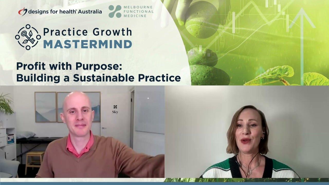 Profit with purpose building a sustainable practice Q&amp;A