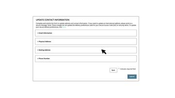 Q2OBB12b - Update Contact Info