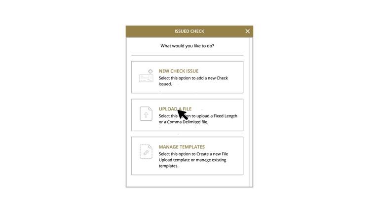 Add Checks via Upload