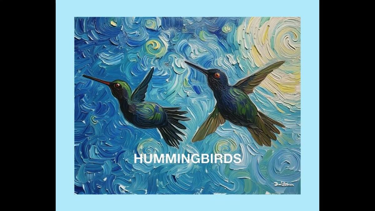 HUMMINGBIRDS @ DavidsPrints.com