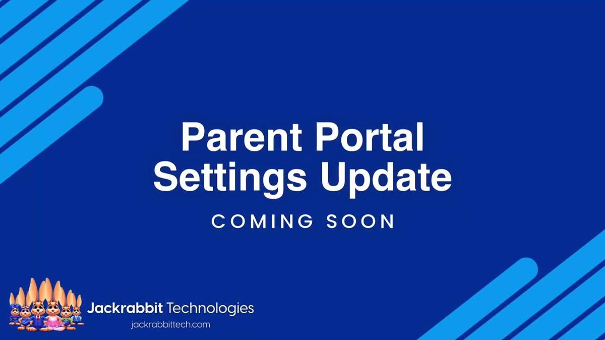 Parent Portal Settings Update