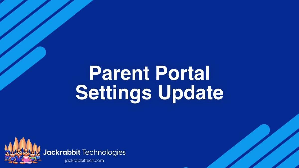 Parent Portal Settings Update