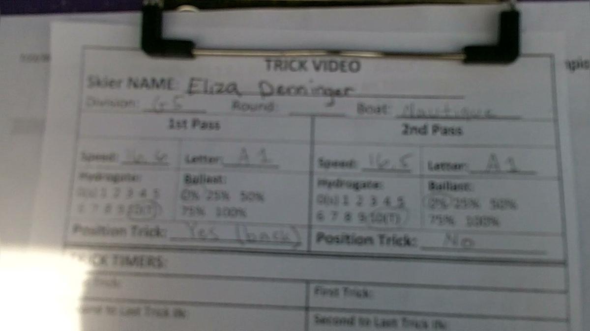 Eliza Denninger G5 Round 1 Pass 2