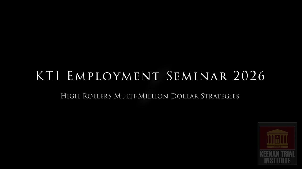 High Rollers Multi-million Dollar Trial Strategies