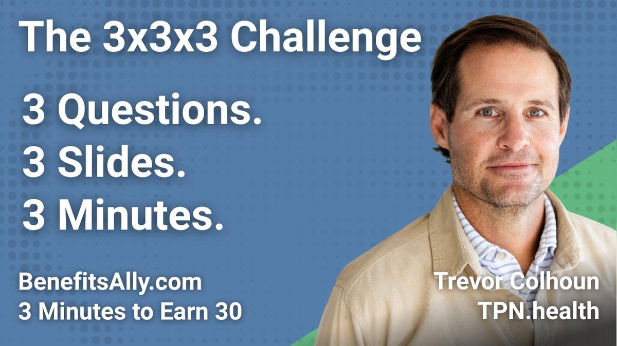TPN.health - 3x3x3 Challenge with Trevor Calhoun