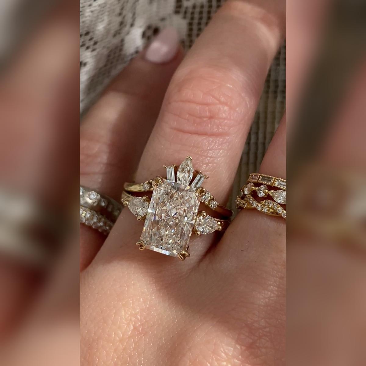 Esperanza Radiant Wedding Band Pairings