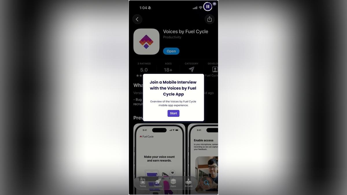 For Participants: Live Mobile Interview Instructions