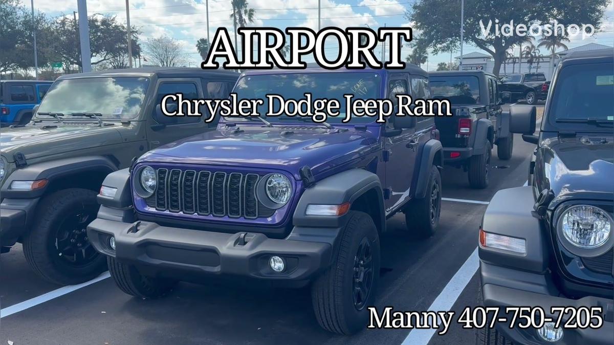 Kattie's Wrangler by Manny/AirportCDJR 407-750-7205