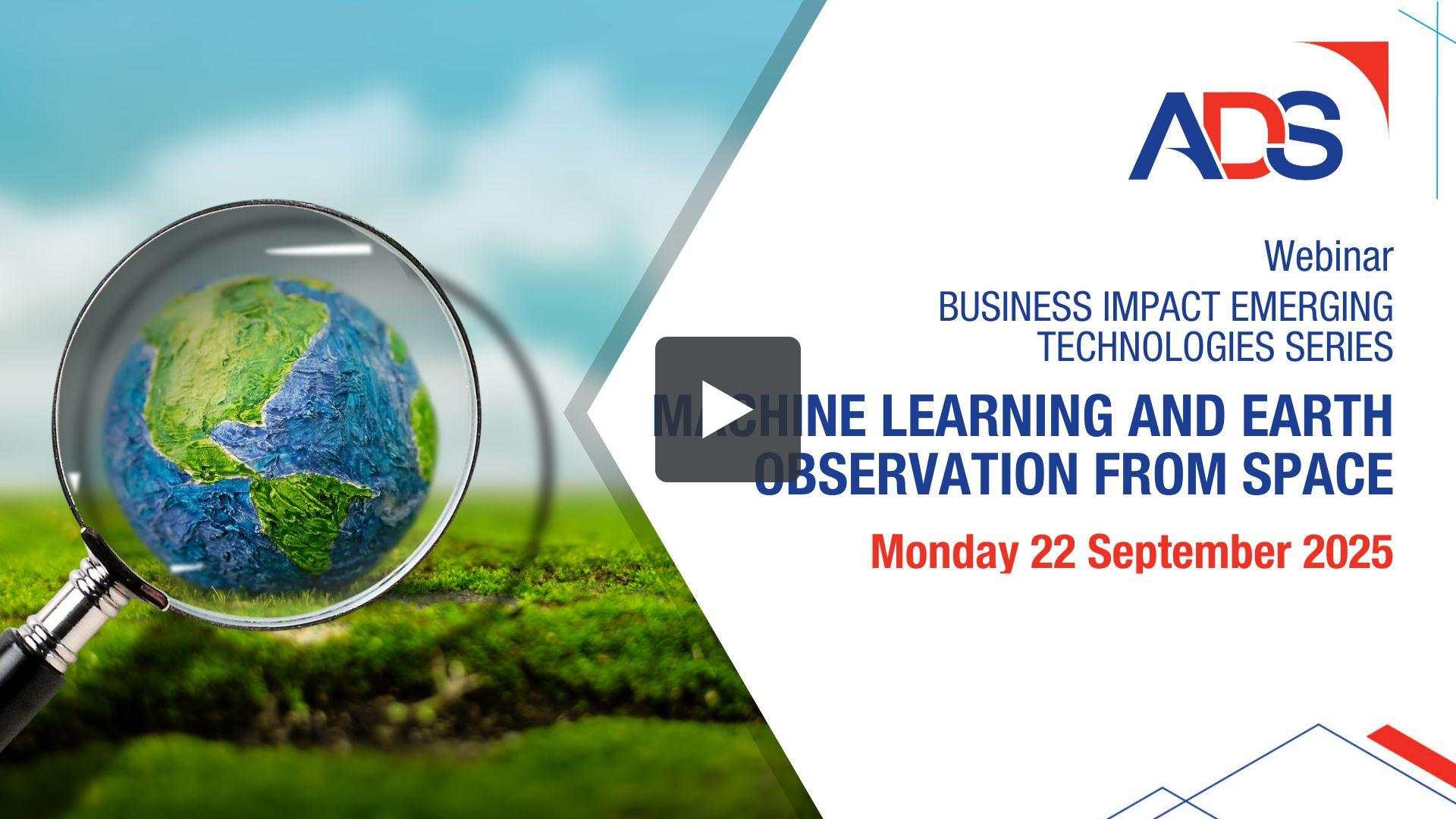 Webinar Business Impact Emerging Technologies - Machine Learning and ...