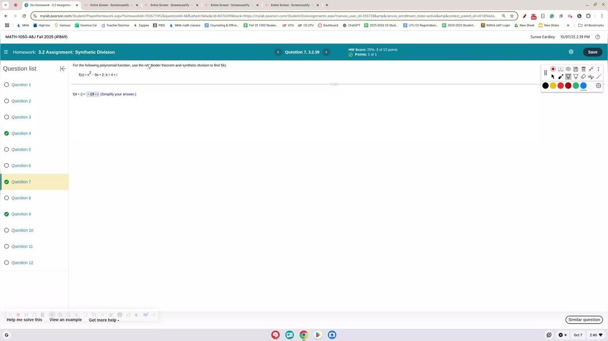 Math 1050 3.2 #7