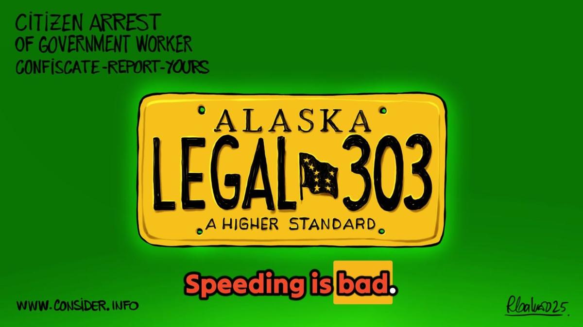 Alaska Plate For Judges and Prosecutors