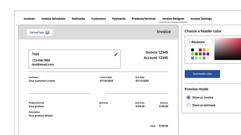 AB04 – Invoice Designer and Settings