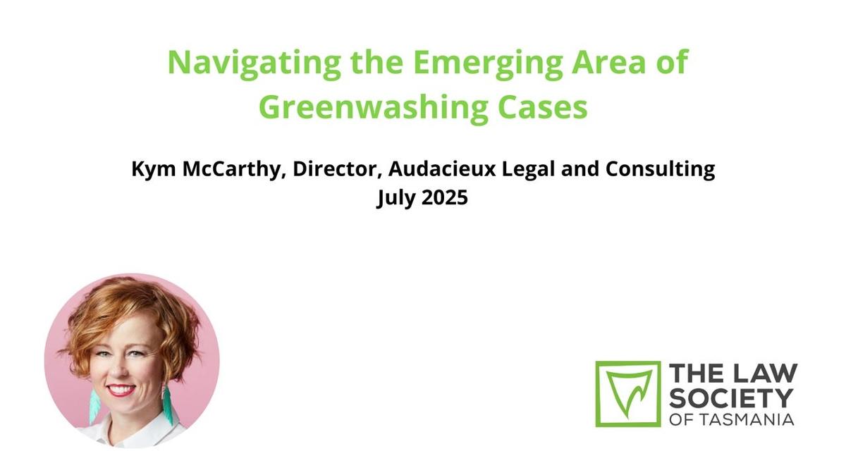 Navigating the Emerging Area of Greenwashing Cases
