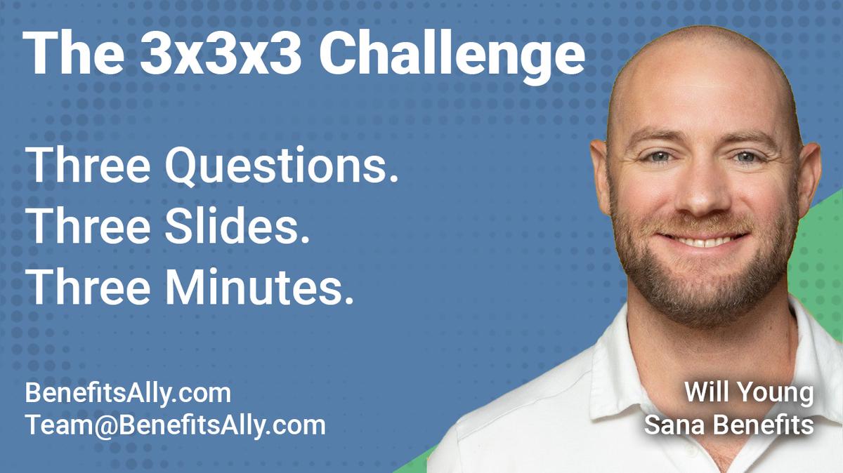 Sana Benefits - 3x3x3 Challenge with Will Young