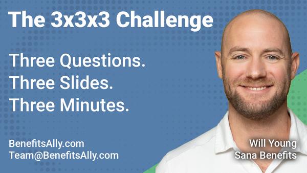 Sana Benefits - 3x3x3 Challenge with Will Young