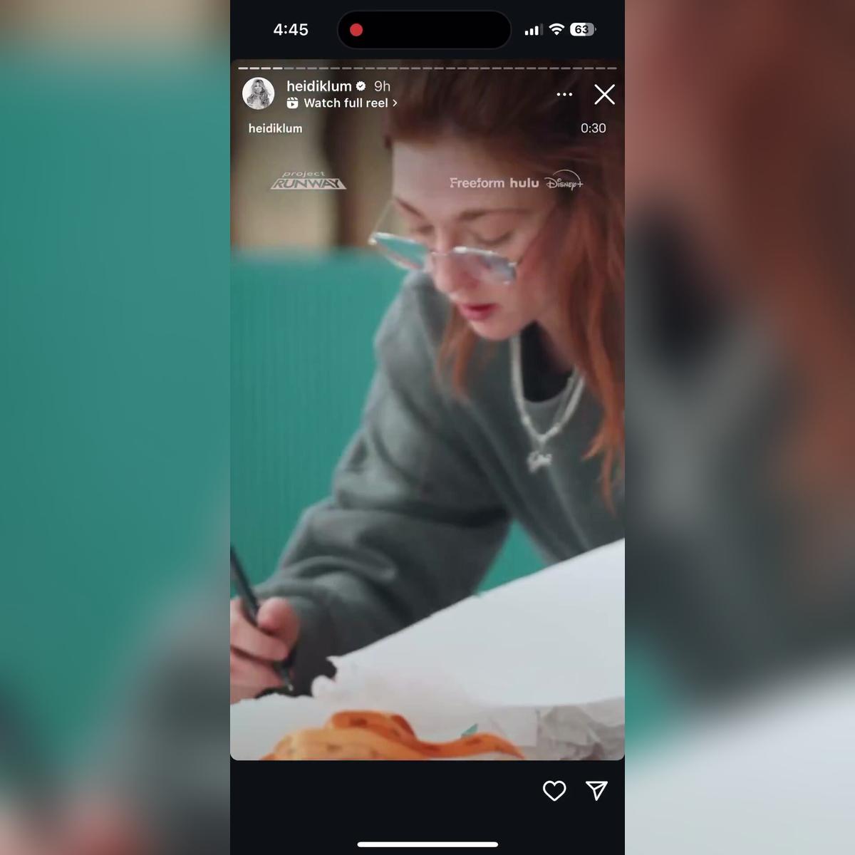 IG Story Hedi Klum Re-Post Ep 6 Teaser