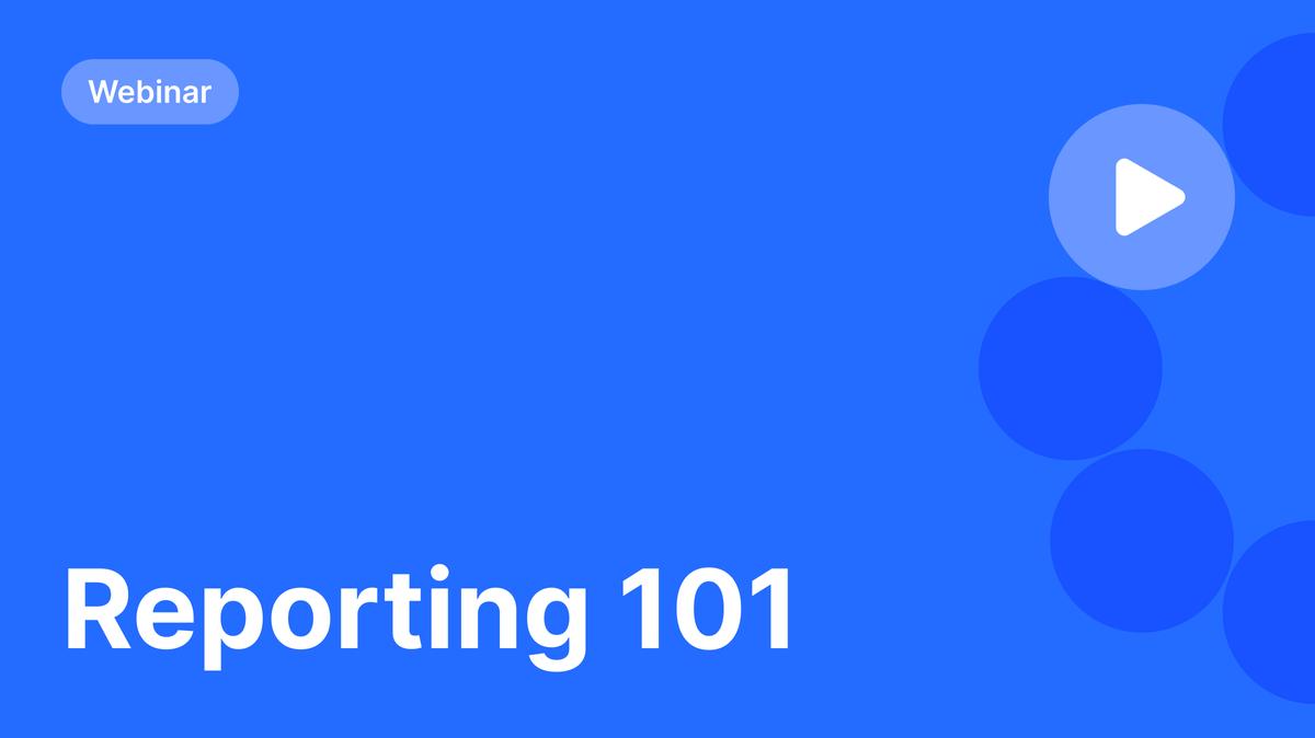 Reporting 101