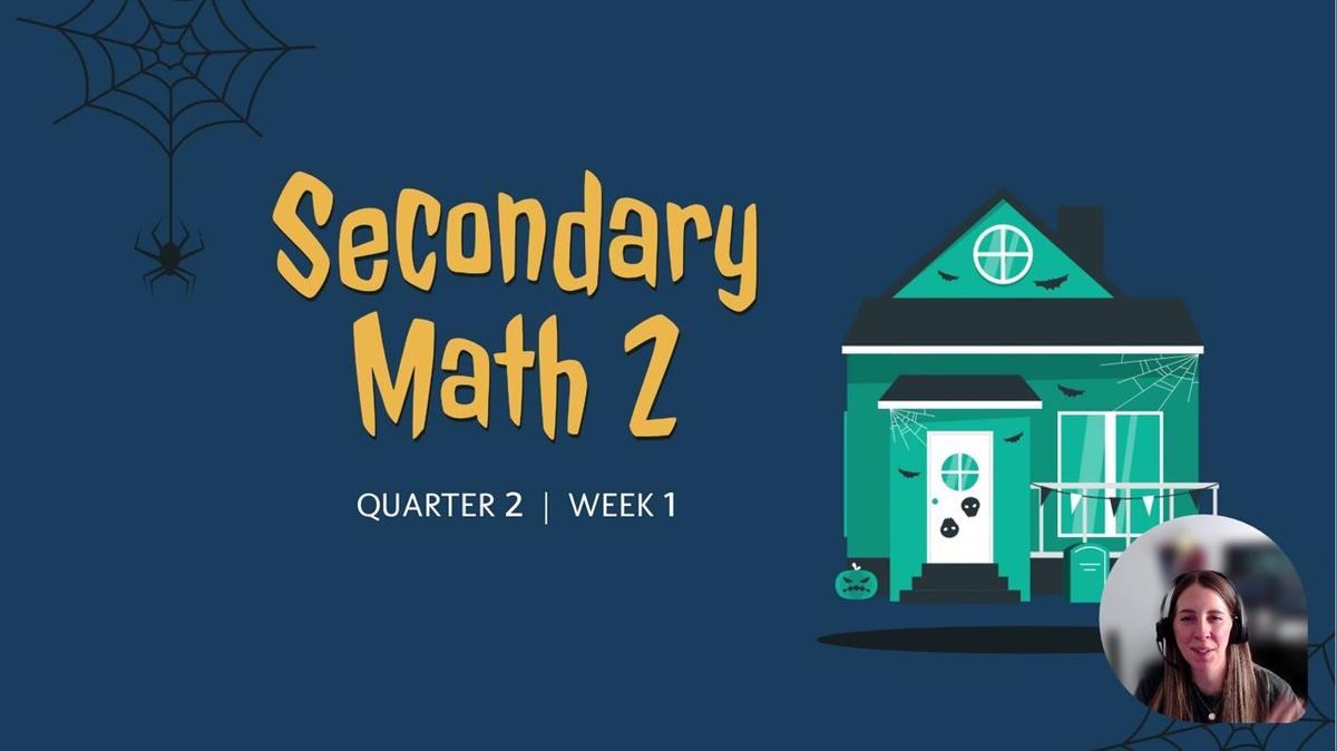 Scholes SM1 (sec 1) Q2 W1 Intro