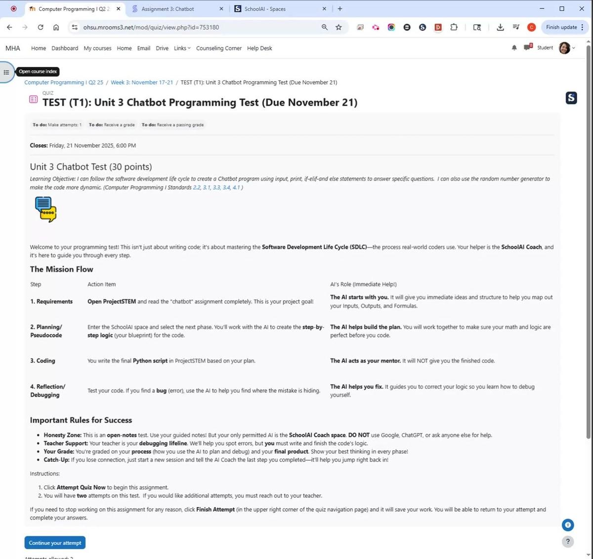 T1 chatbot general instructions