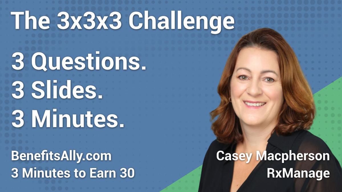 RxManage - 3x3x3 Challenge with Casey Macpherson