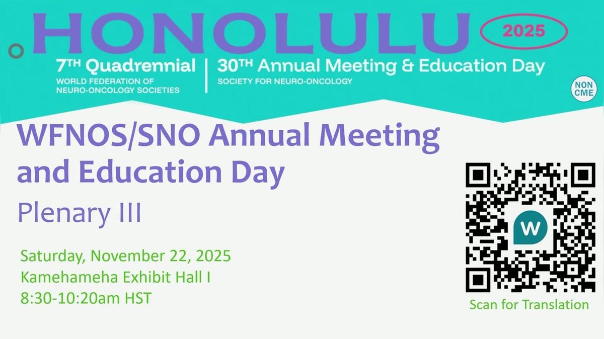 Plenary III - 8.30-10.20