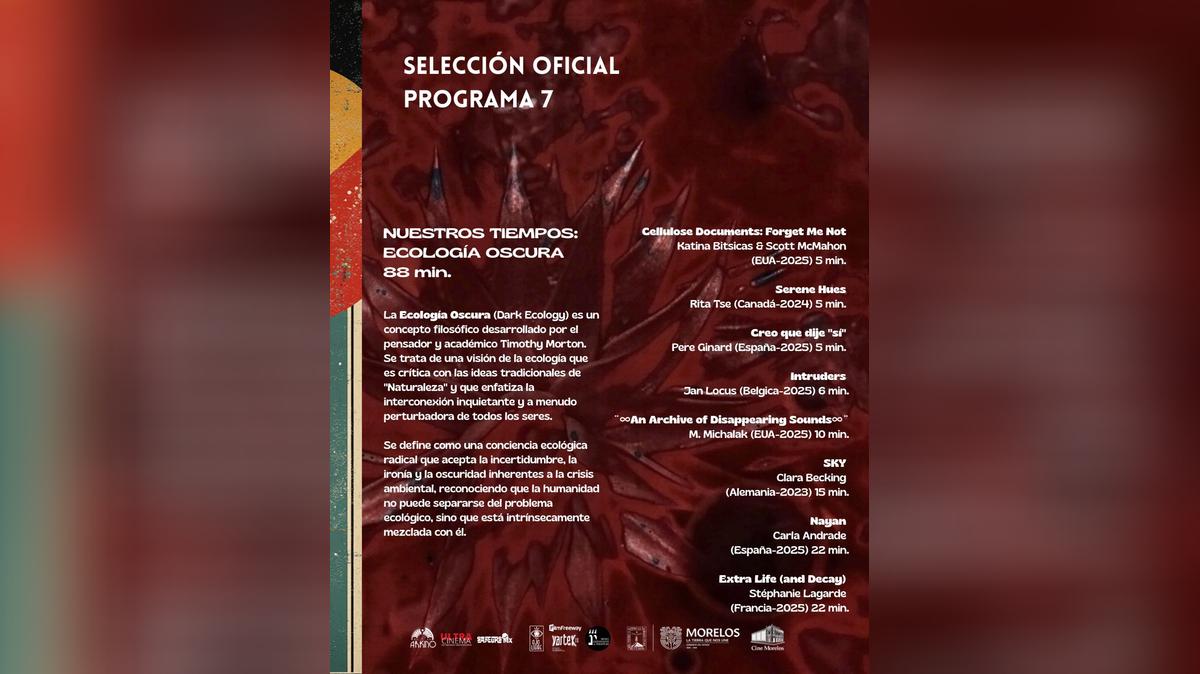 Programa 7: NUESTROS TIEMPOS: ECOLOGÍA OSCURA